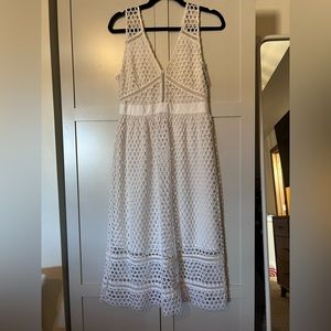 Abercrombie White Midi Dress